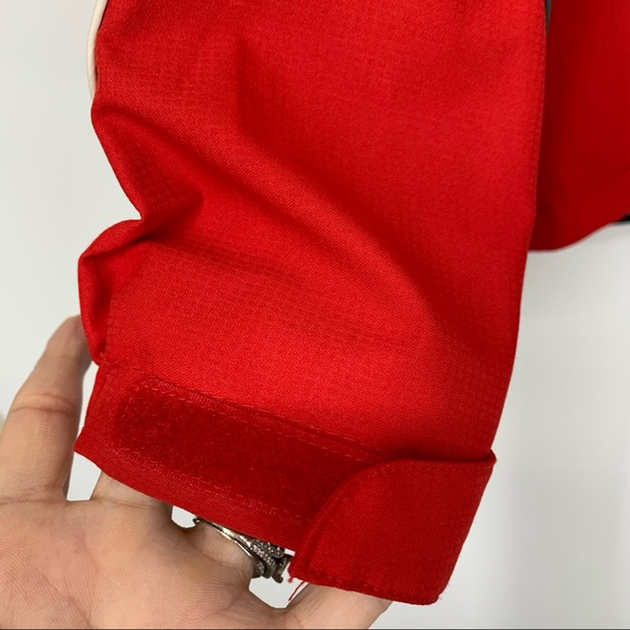 Gore Bike Wear Windstopper Active Shell Red Cyclist Jacket Multi Pocket Sz Small - Picture 4 of 15